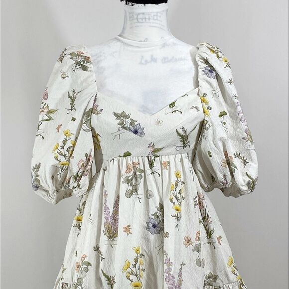 Zimmermann Jeannie Puff-Sleeve Minidress size 2/US size 6-8 - Picture 9 of 15